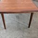Table scandinave vintage avec rallonges