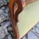 Mahogany empire bed with gooseneck 140x190