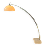 Vintage space age arc floor lamp in style of Guzzini