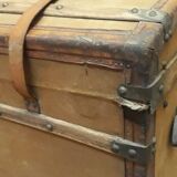 Antique curved transport trunk circa 1900 B.Vinay