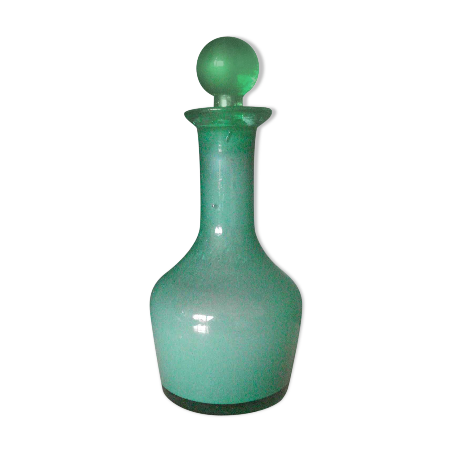 Blown glass bottle