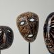 Ensemble de 3 masques en céramique des potiers d’Accolay