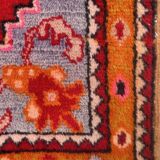 Old turkish oushak rug 118x74 cm vintage