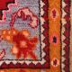 Old turkish oushak rug 118x74 cm vintage