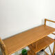 Bamboo and rattan shelf