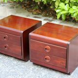 Pair of Scandinavian bedside tables