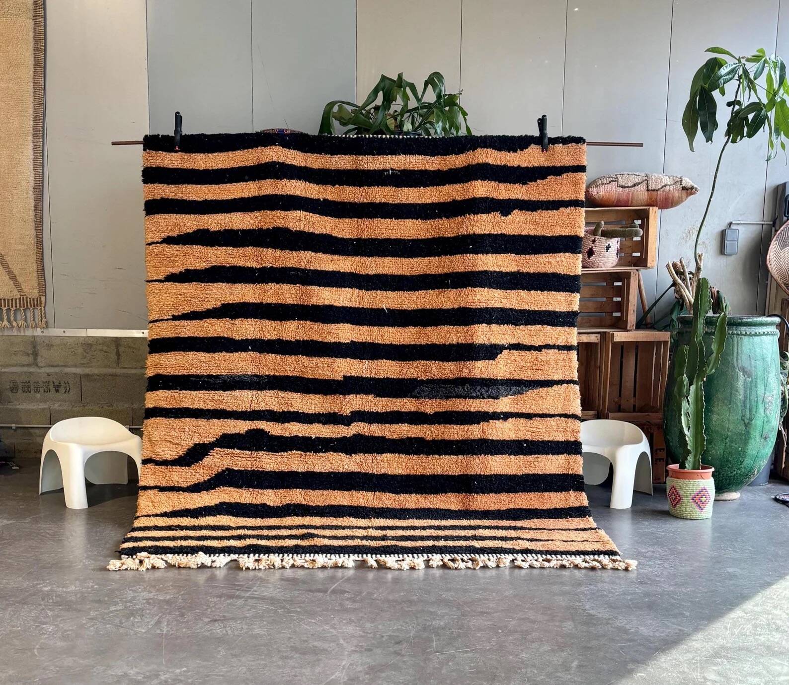 Berber rug Beni M'rirt - 215 x 250 cm - Thick wool & Unique design