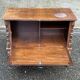 Solid wood bar cabinet in Spanish Basque style from the 1930s.