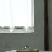 Swedish mid-century ceiling lamp with brass details, 1950s.