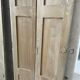 Trio of shutters louvers patina blue gray