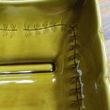 Gien glossy earthenware asparagus service, 1970