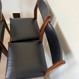 Lot de 4 chaises vintage scandinaves