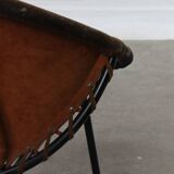 Chaise ballon vintage Lusch Mid Century Design 50er 60er