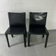 Set 2 chaises Cab 412  Mario Bellini pour Cassina