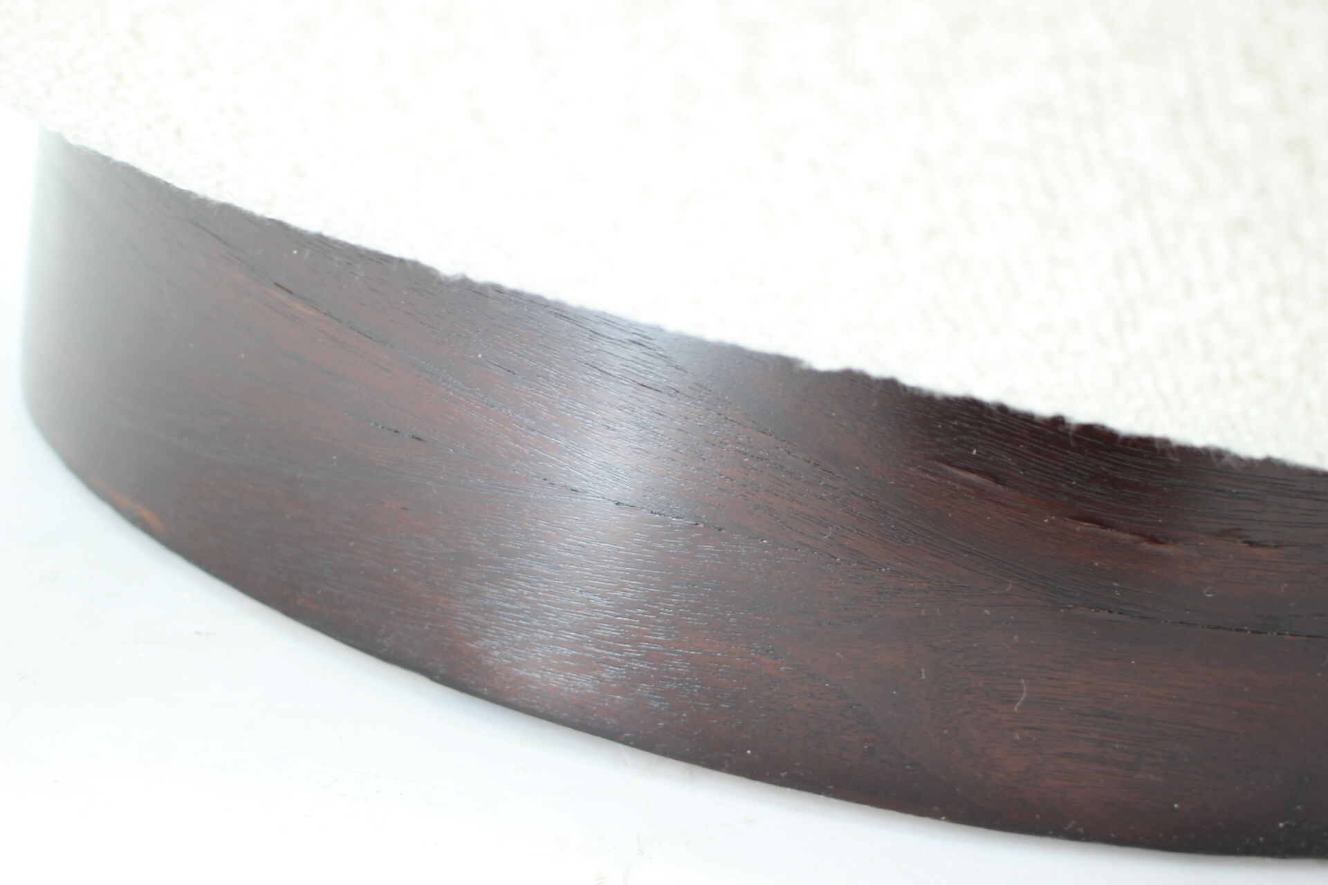 1970s Shell Lounge Chair in Bouclé Upholstery