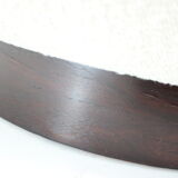 1970s Shell Lounge Chair in Bouclé Upholstery