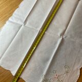 Five cotton napkins and hand embroidery