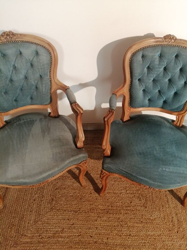 Fauteuil style louis xv