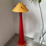 80s pop red floor lamp