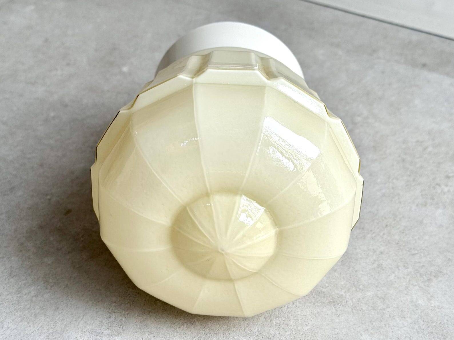 Art Deco pastel Thabur ceiling lamp, glass globe light