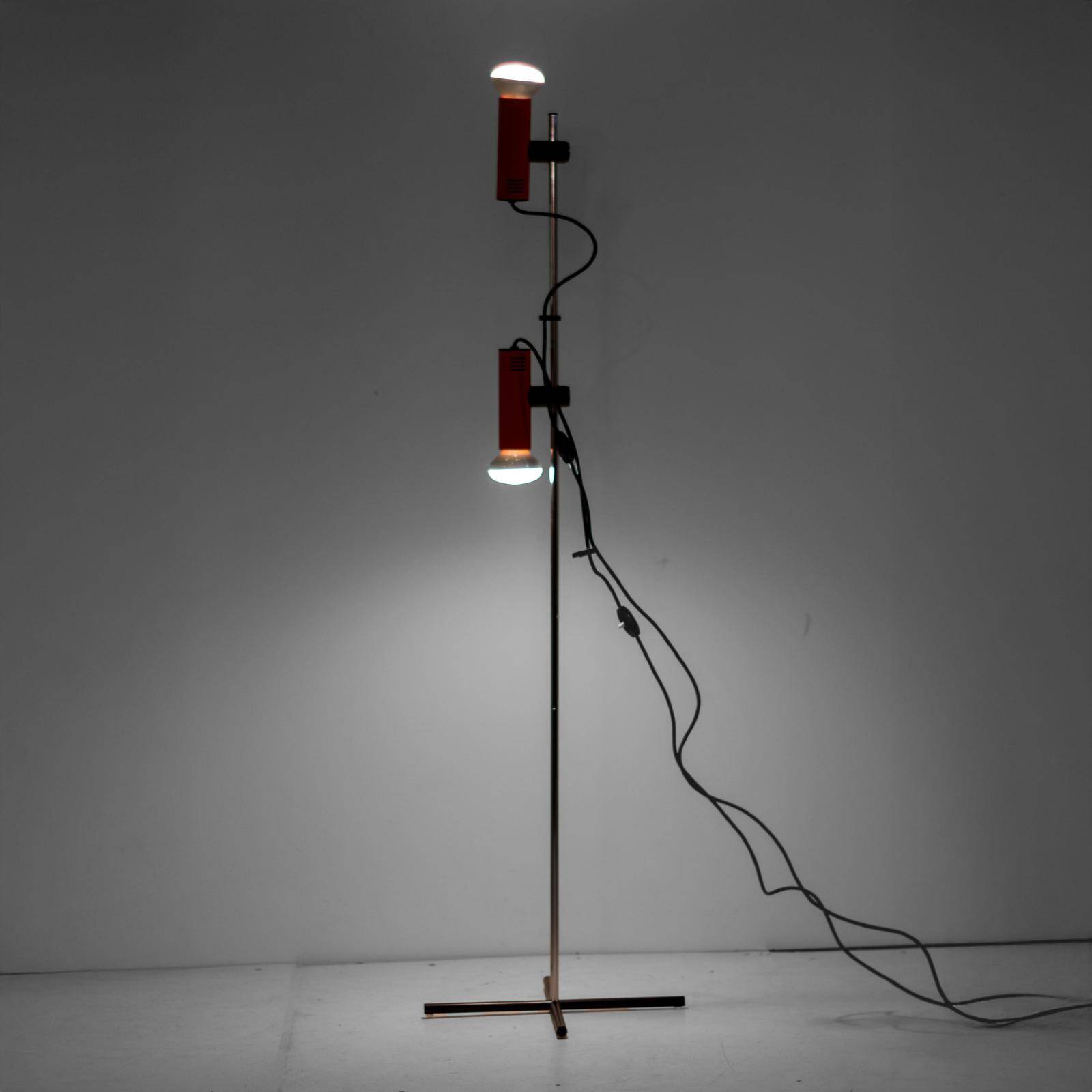 Metal Floor Lamp, Targetti Sankey, Italy 1970s