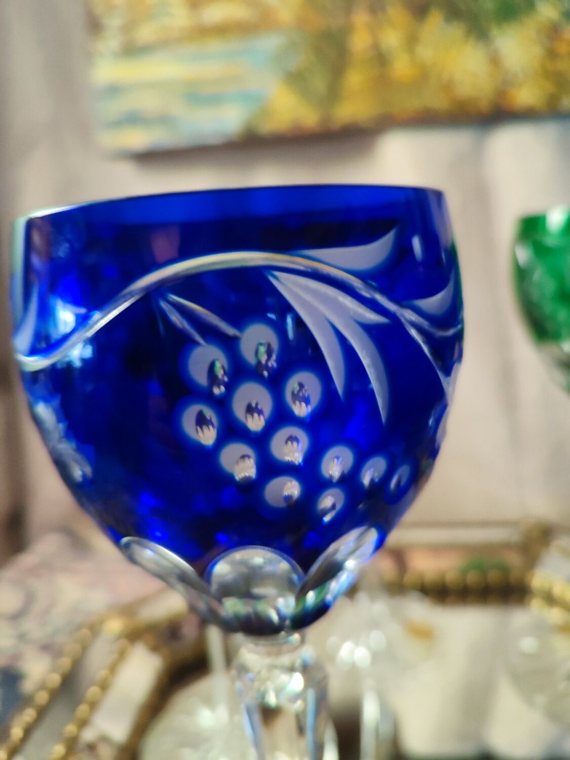 Double color crystal glasses the grand dukes