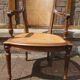 Fauteuil canné époque XIXe