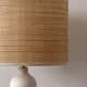 Lampe céramique et rabane