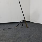 Vintage from the 50s curved floor lamp .