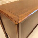 Vintage Scandinavian design sideboard with tambour doors