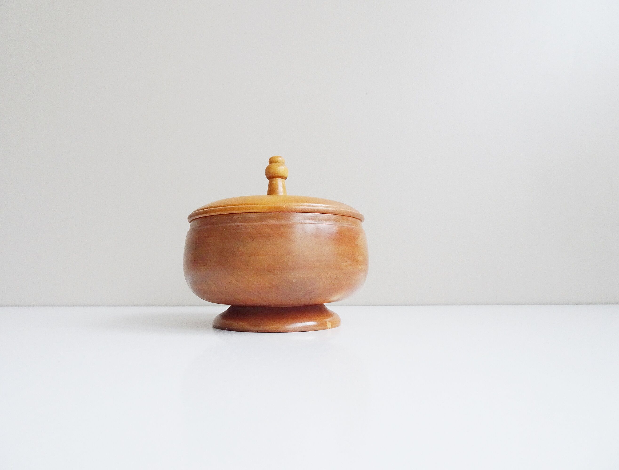 wooden box mid century