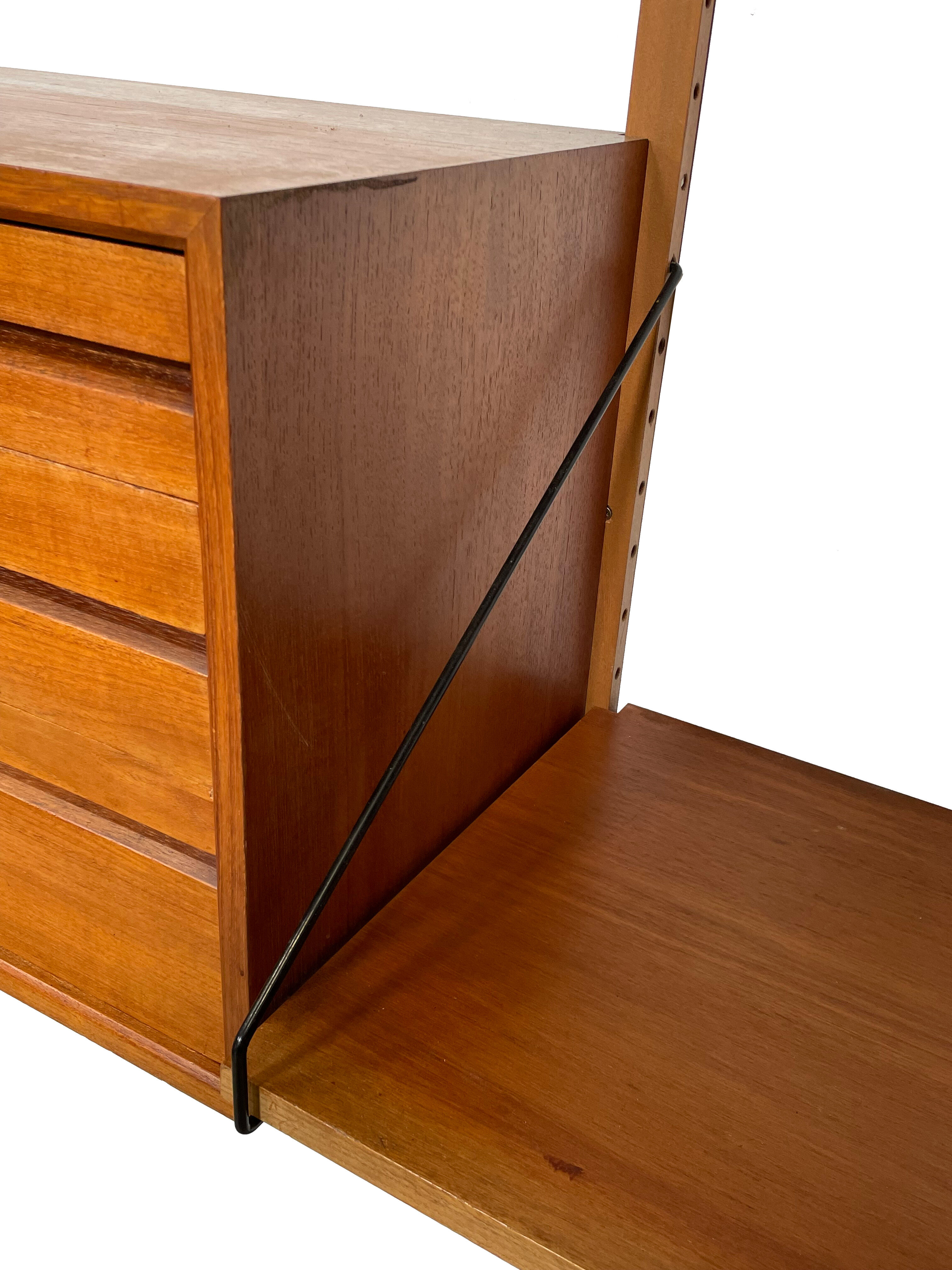 Vintage Poul Cadovius Royal System wall system wall unit