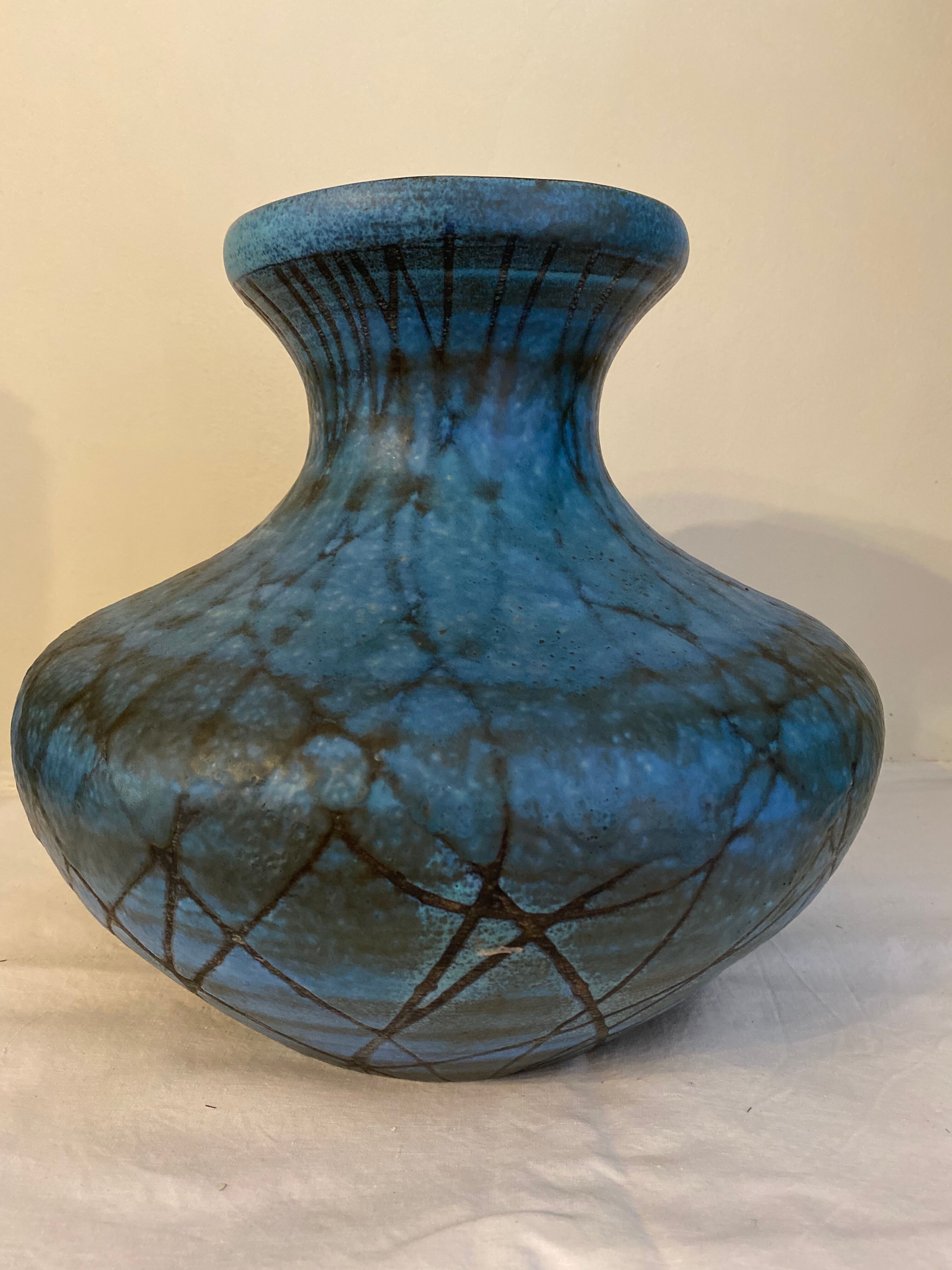 Ceramic vase Jean Lespinasse Vallauris 1960