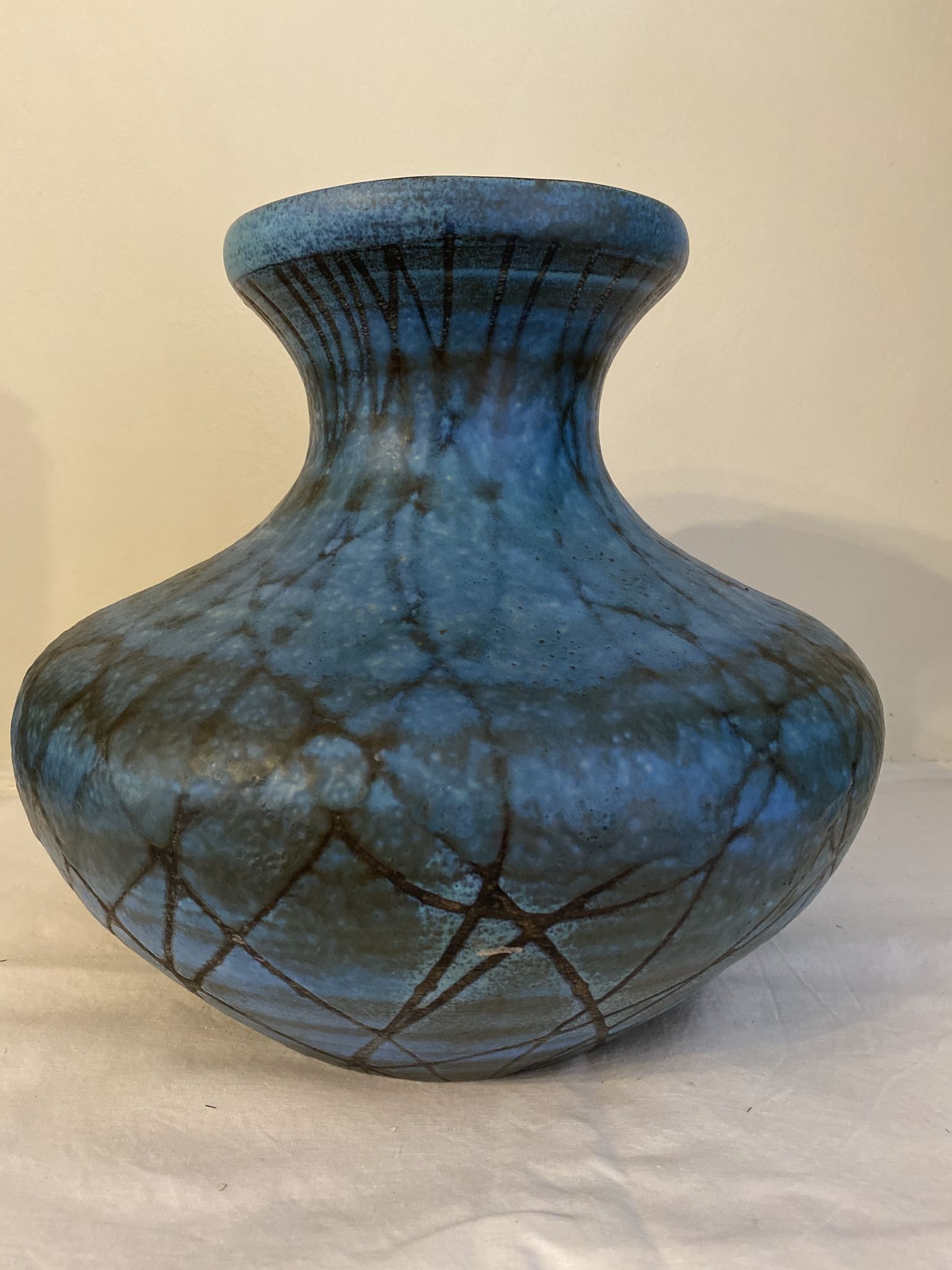 Vase en céramique Jean de Lespinasse Vallauris 1960