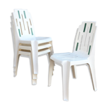 4 chaises « samba » par Pierre Paulin pour Henry Massonnet