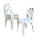 4 chaises « samba » par Pierre Paulin pour Henry Massonnet