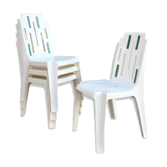 4 chaises « samba » par Pierre Paulin pour Henry Massonnet