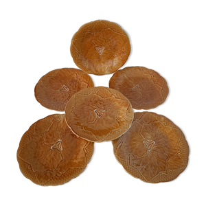 6 assiettes gien