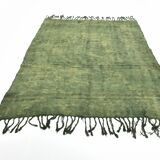 Shades Of Green Turkish Kilim Rug, 169x224Cm