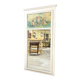 Fireplace Trumeau In White Lacquered Wood, Late 19th Century, Louis XVI Style