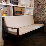 Renovated - Scandinavian mid century teak bench Grete Jal style