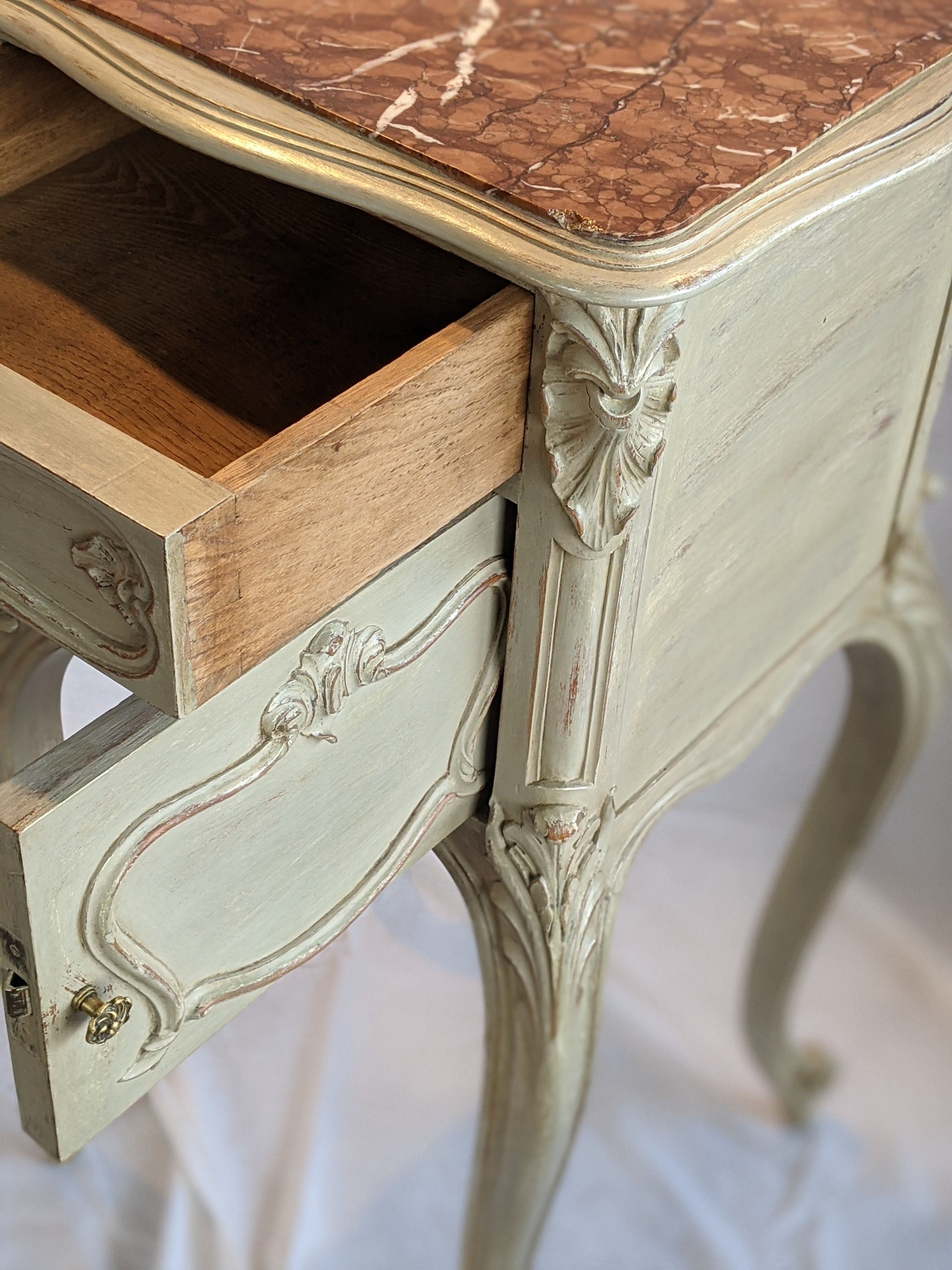 Louis XV style bedside early 20th century