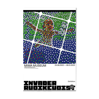 Space Invader - Invader Rubikubist - "Nirvana" - 2020 GRUNGE STREETART