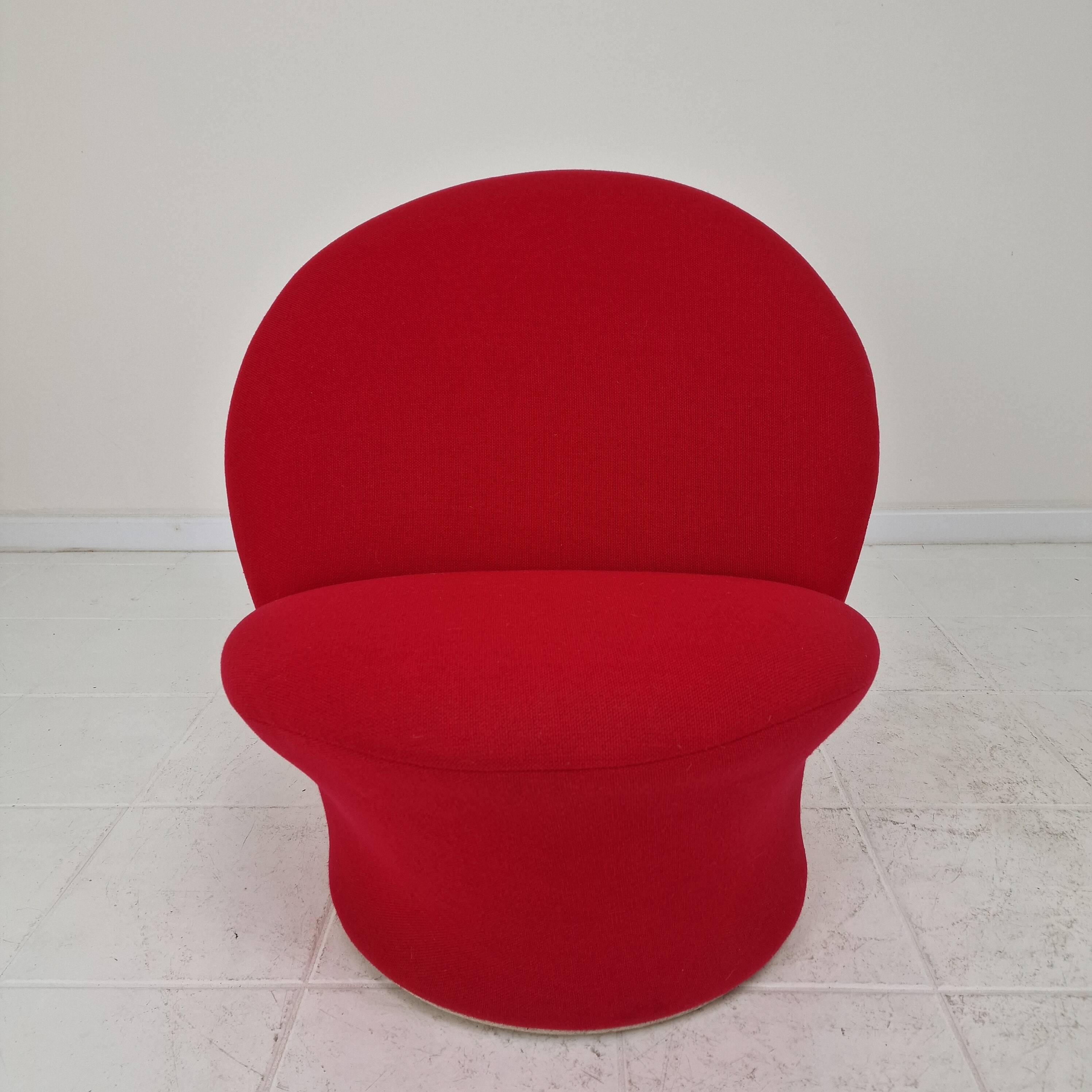 Artifort Model F572 Lounge Chair by Pierre Paulin 1967, Sculptural Masterpi