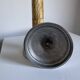 A Pair Of Vintage Mid Century Modern Metal With Faux Bone Candle Holde