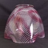A. D. Copier, Leerdam, Netherlands - Glass vase filigree patterns