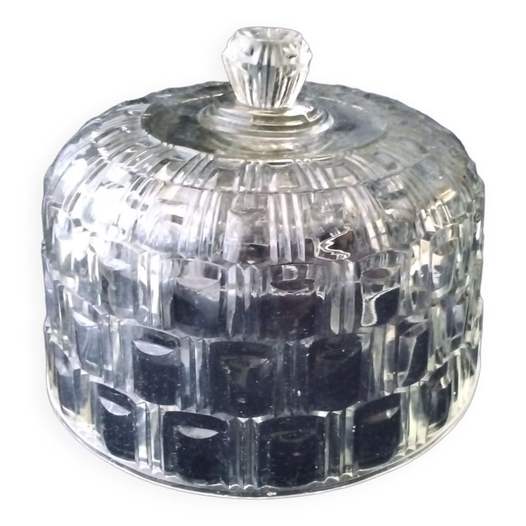 Petite Cloche à Fromage Ancienne En Verre - Protection Fromage Transparente