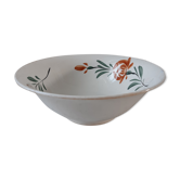 Salad bowl earthenware new Givors years 30-40