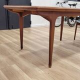 Teak table and 6 chairs