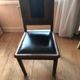 Set of 5 Art Deco chairs + one with a broken leg.